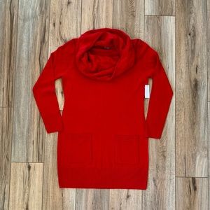 Cowl Neck Sweater Dress